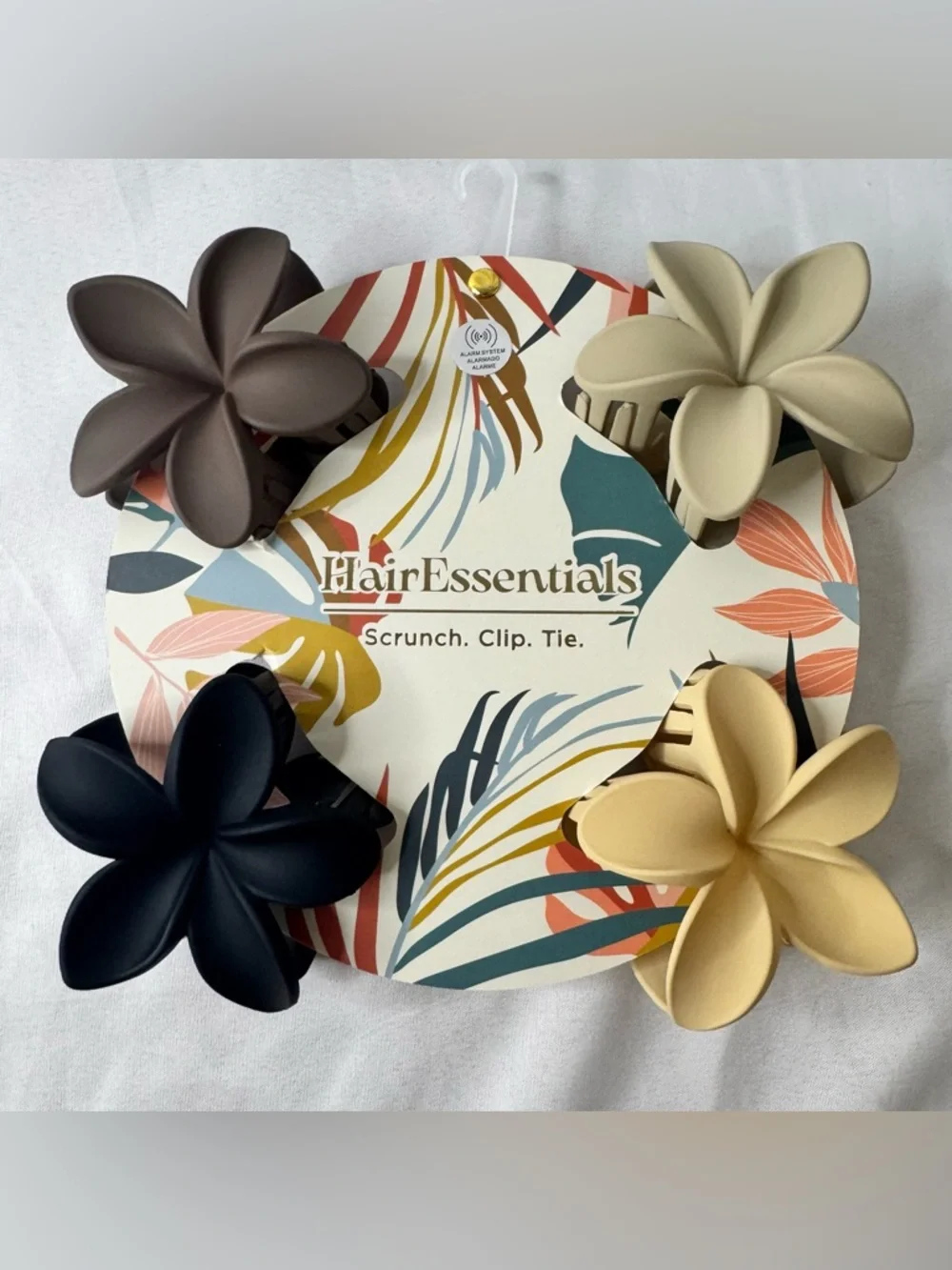 Hair Essentials Flower Shaped Hair Clips